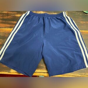 Navy Blue Adidas Climalite Workout Shorts